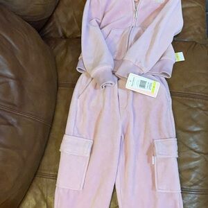 NWT- Juicy Couture Light Purple 3 Piece Velour Set